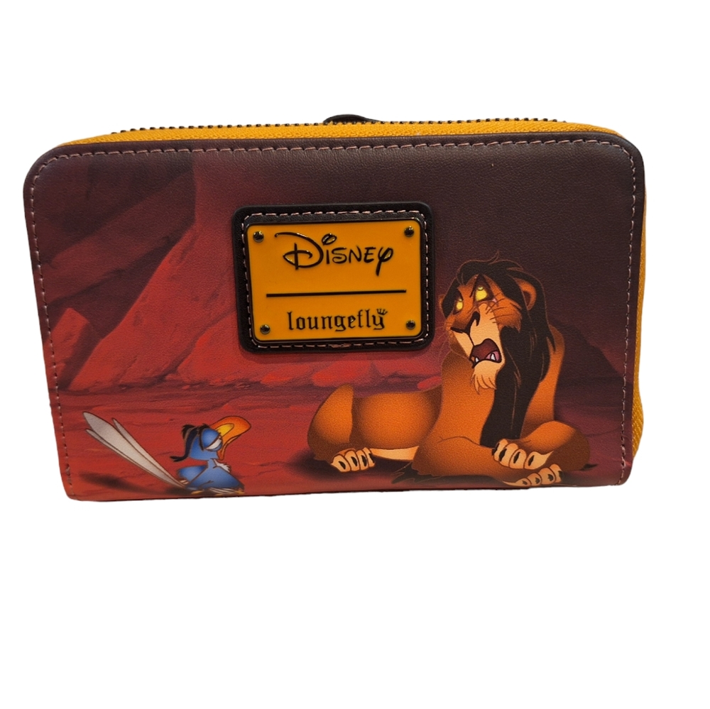 Disney Loungefly The Lion King Villains SCAR Zip Around Wallet NEW